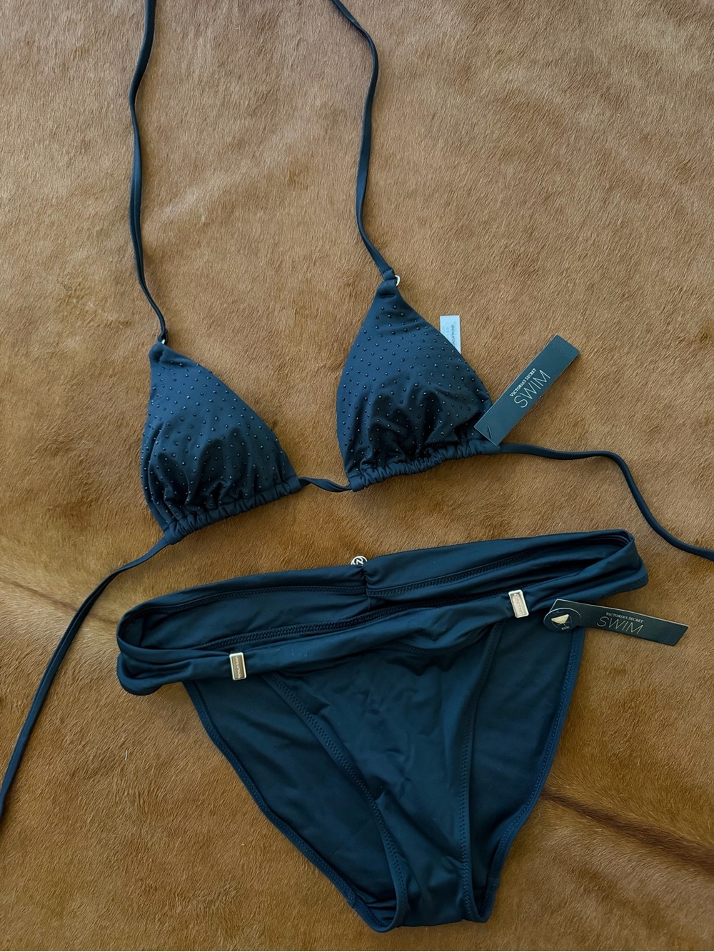 Victoria’s Secret Swim shimmer bikini size S - NWT
